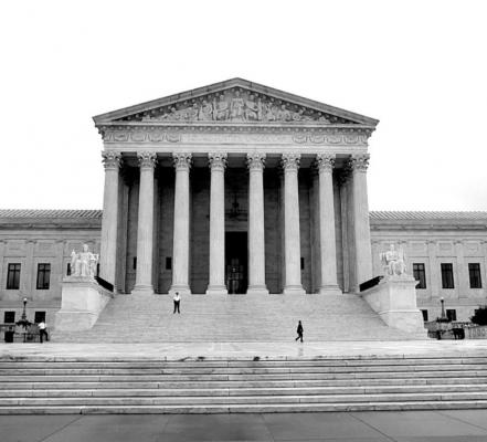 View of the Supreme Court on Tuesday, Sept. 25, 2018 in Washington, D.C. The Supreme Court ruled Tuesday states may not exclude religious schools from tuition grants that support other private schools. (Olivier Douliery/Abaca Press/TNS)