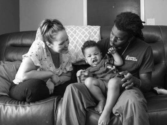 Chelsea and JaMikell Burns struggled through years of infertility before having their son, Greyson. Now, they’re worried disruptions to IVF care in Alabama jeopardize their efforts to grow their family. Rose Conlin | Kansas News Service
