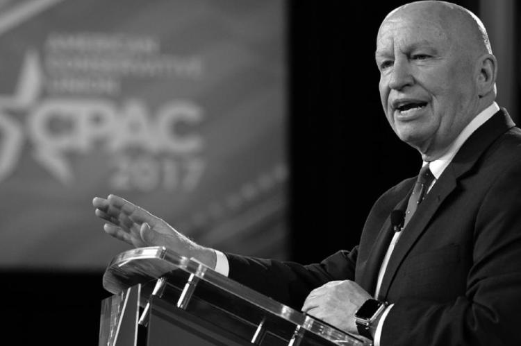 Chairman of the House Ways and Means Committee Rep. Kevin Brady of Texas makes remarks to the Conservative Political Action Conference (CPAC) at National Harbor, Maryland, Feb. 24, 2017. (Mike Theiler/AFP via Getty Images/TNS)