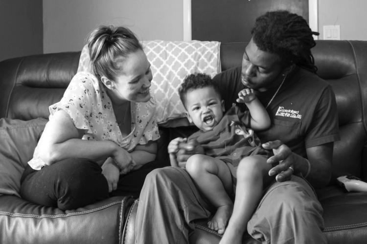 Chelsea and JaMikell Burns struggled through years of infertility before having their son, Greyson. Now, they’re worried disruptions to IVF care in Alabama jeopardize their efforts to grow their family. Rose Conlin | Kansas News Service