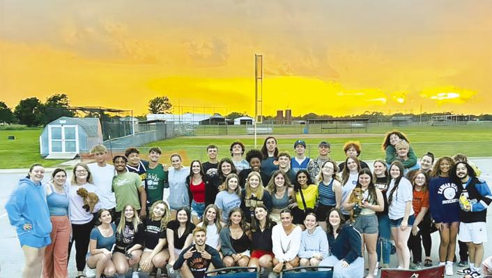 Members of Independence High School Student Council and various other seniors gathered together Wednesday evening and enjoyed one last sunset as seniors before graduation on Sunday. The rain managed to hold off just long enough for them to soak in the last warm rays. Courtesy Photo