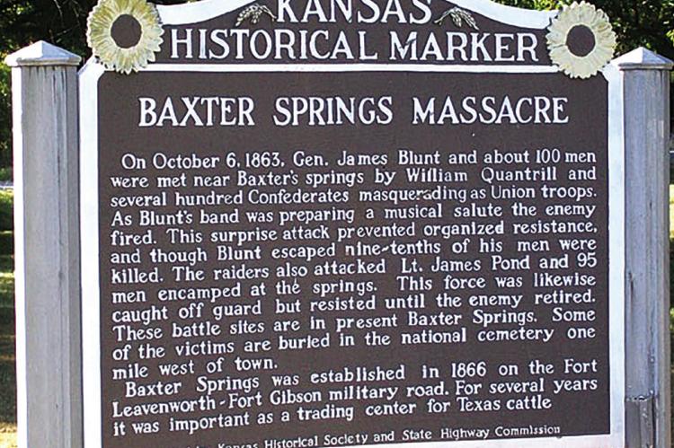 Baxter Springs Massacre. Historical Marker Database | Courtesy Photo