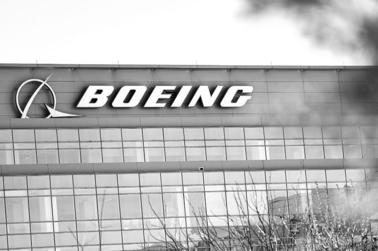 The exterior of the Boeing Company headquarters is seen on March 25, 2024, in Arlington, Virginia. (Kevin Dietsch/Getty Images/TNS)